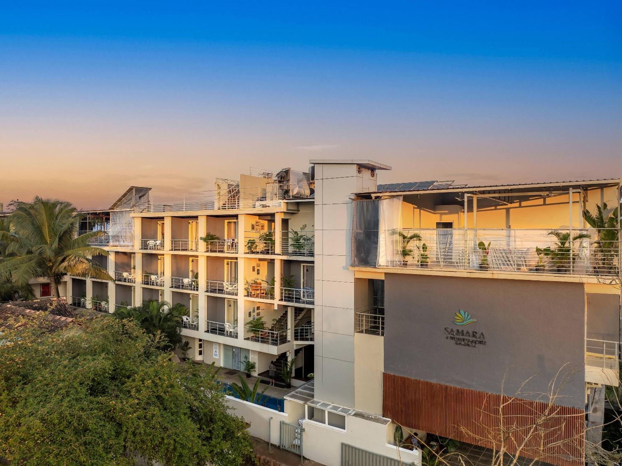 Отель Echor Samara Morjim Goa Sea View Restro Экстерьер фото